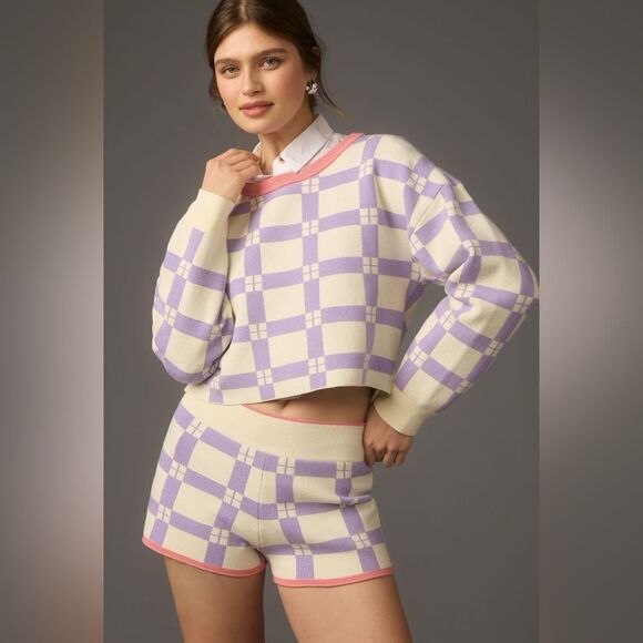 Anthropologie | NWT Purple Daily Practice Long-Sleeve Sweater Size Small - Picture 1 of 8